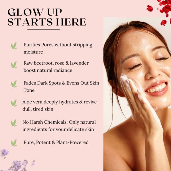 Rose Lavender Facewash - Image 9