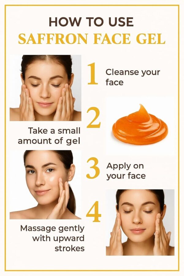 Saffron Face gel - Image 11