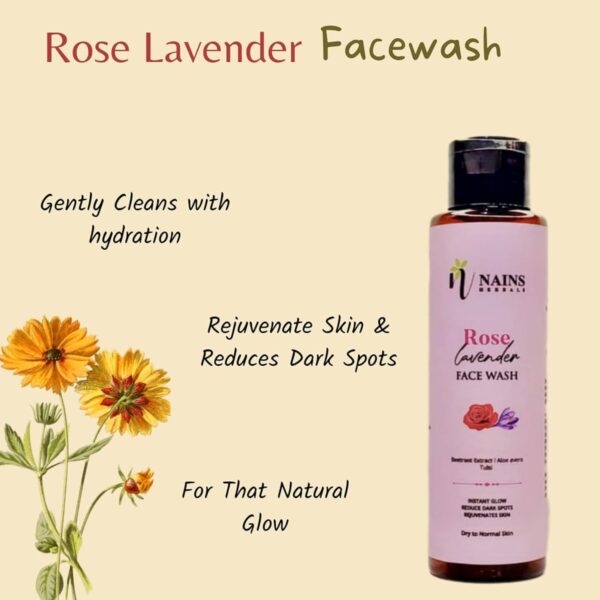 Rose Lavender Facewash - Image 8