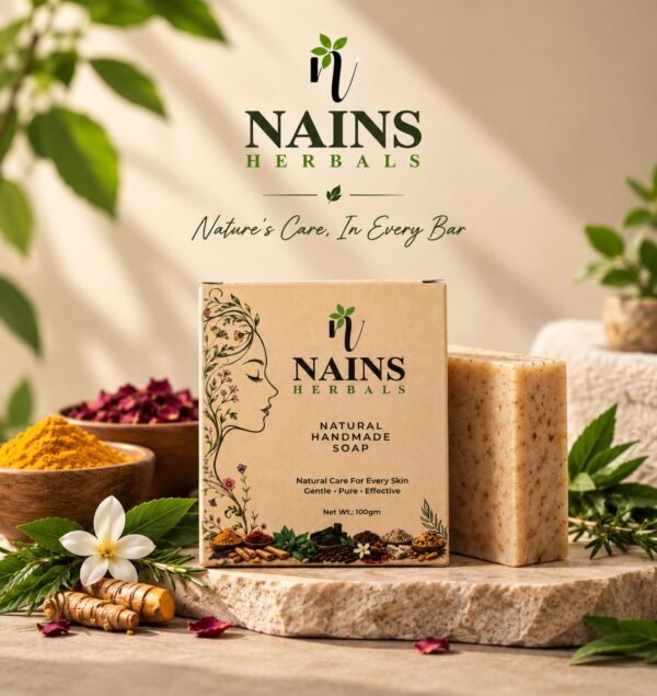 Herbal Nourishing Soap | Natural Cleansing Bar for Soft & Glowing Skin (Pack of 3)