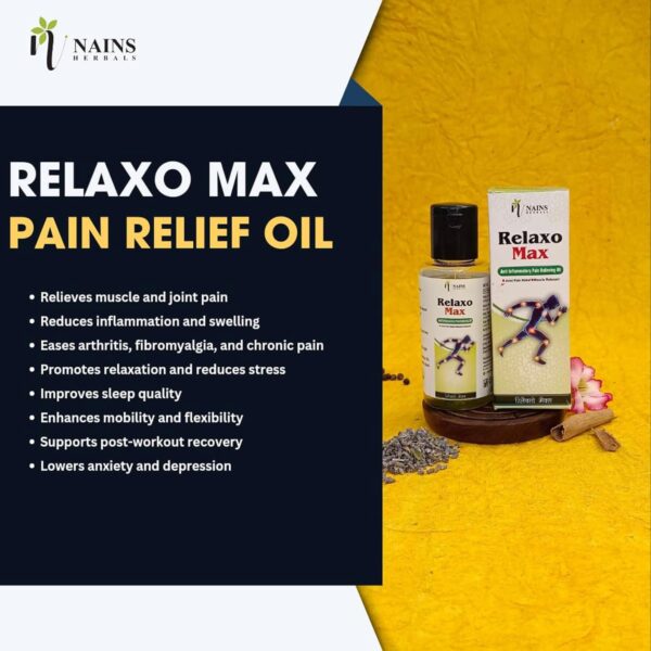 RelaxoMax Anti Inflammatory Pain Relief Oil - Image 2