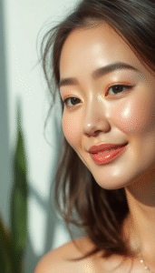 glowing skin in winter