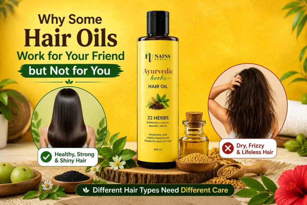 Different hair types need different hair care and hair oil routines