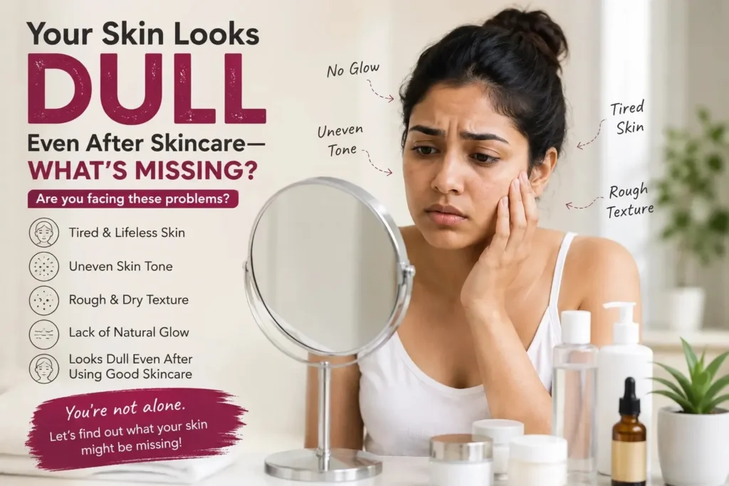 Why Skin Looks Dull even after following a skincare routine